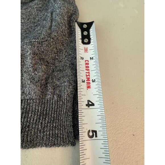 Zara Knit Black lightweight Sweater with dropped Sleeves & Front Pockets Size L - Picture 6 of 6